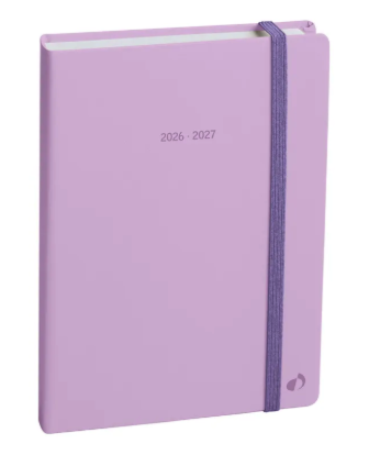 Agenda Pastel 12x17 1JP 320pgs 26 - 27 Assorted Ref 73278